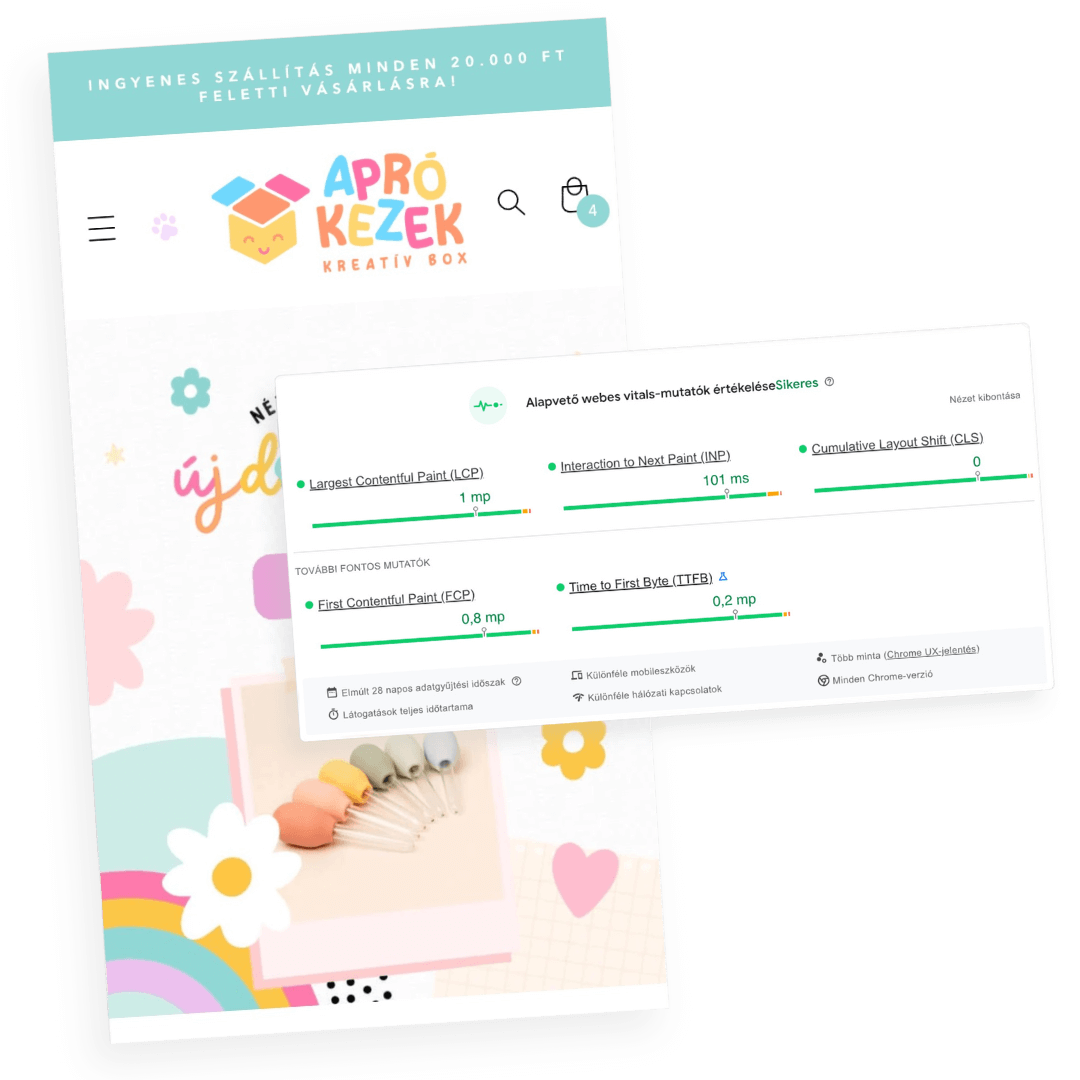 Professzionális weboldal fejlesztés és SEO