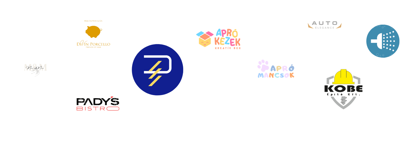 Ügyfelek és partnerek logói, akik Füri Martin szolgáltatásait választották