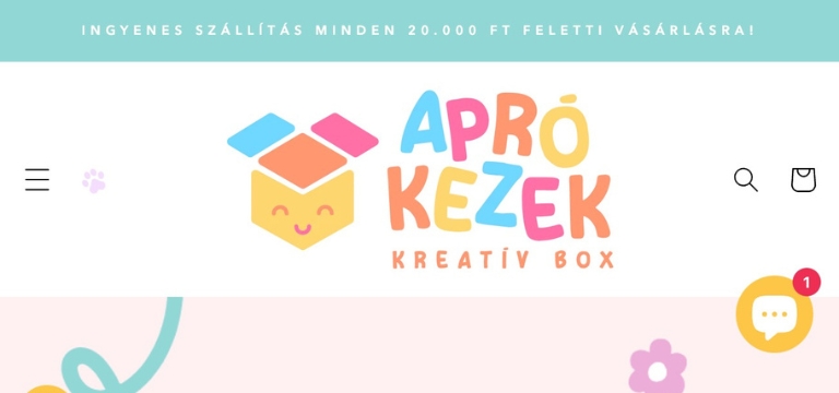 Ügyfél visszajelzés Apró kezek webshop fejlesztésről