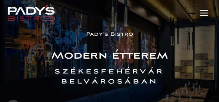 Ügyfél visszajelzés Pady's Bistro SEO kampányáról